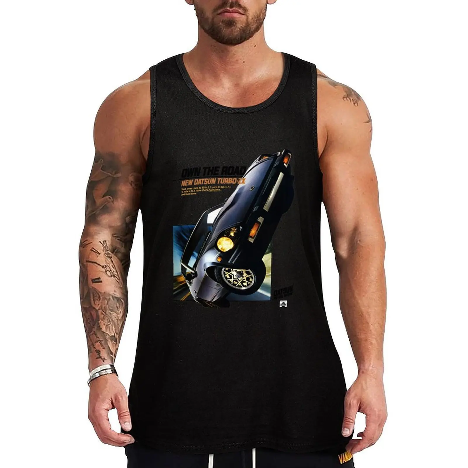 

DATSUN ZX TURBO Tank Top gym men Men's cotton t-shirt sleeveless Men's t-shirts