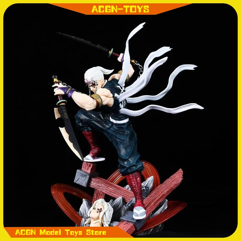 demon-slayer-kimetsu-no-yaiba-uzui-tengen-action-figure-modello-in-pvc-giocattoli-collezione-di-alta-qualita-ornamenti-regali-regalo-di-compleanno-gk