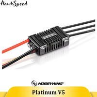 Hobbywing Platinum V5 80A 120A 150A 3-8S Brushless ESC Electric Speed Control Switchable BEC Output For RC Helicopter Fixed-Wing