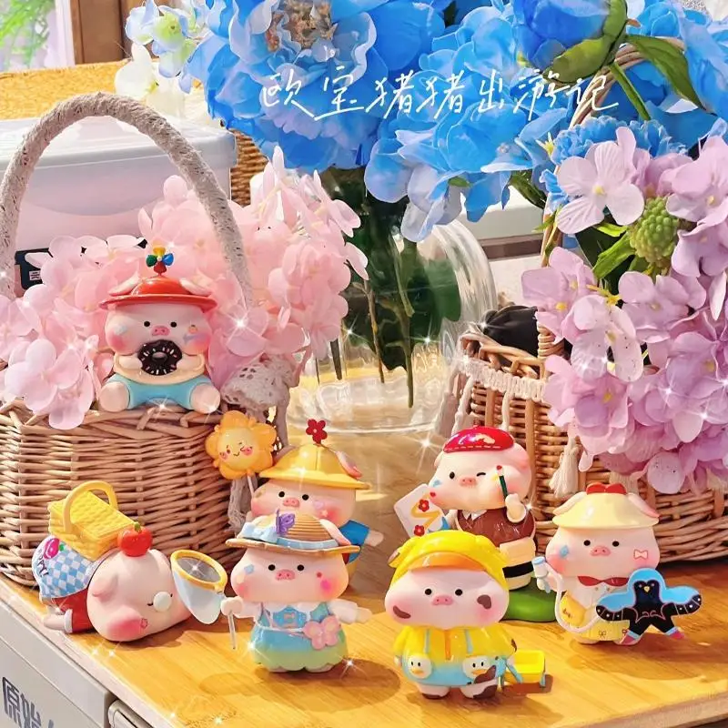 

Opel Pig Journey Series Mysterious Blind Box Fashionable Exquisite Cute Handmade Doll Warm Desktop Ornament Kid Toy Kawaii Gifts