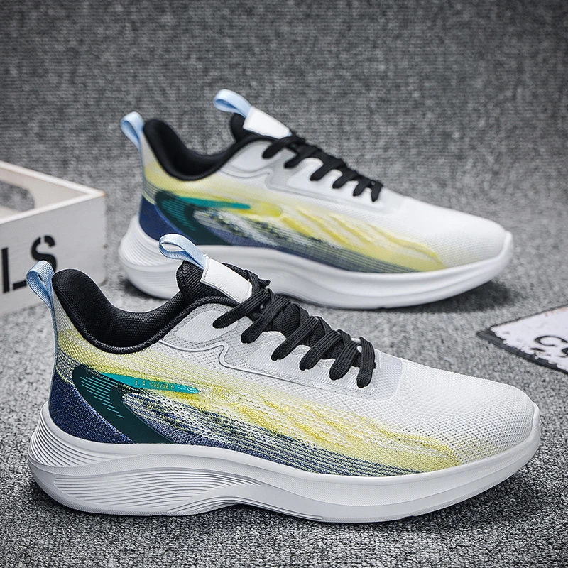 

Height increasing shock-absorbing knife edge dad shoes with breathable mesh surface, not stuffy feet, trendy and versatile men's