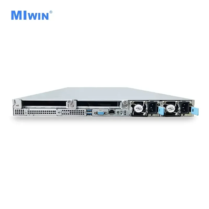 1U 8 Bay Server Chassis for Dual Sapphire Rapids Emerald Rapids CPU 2 PCIe 5.0 x16 Slots High Density Storage Rackmount