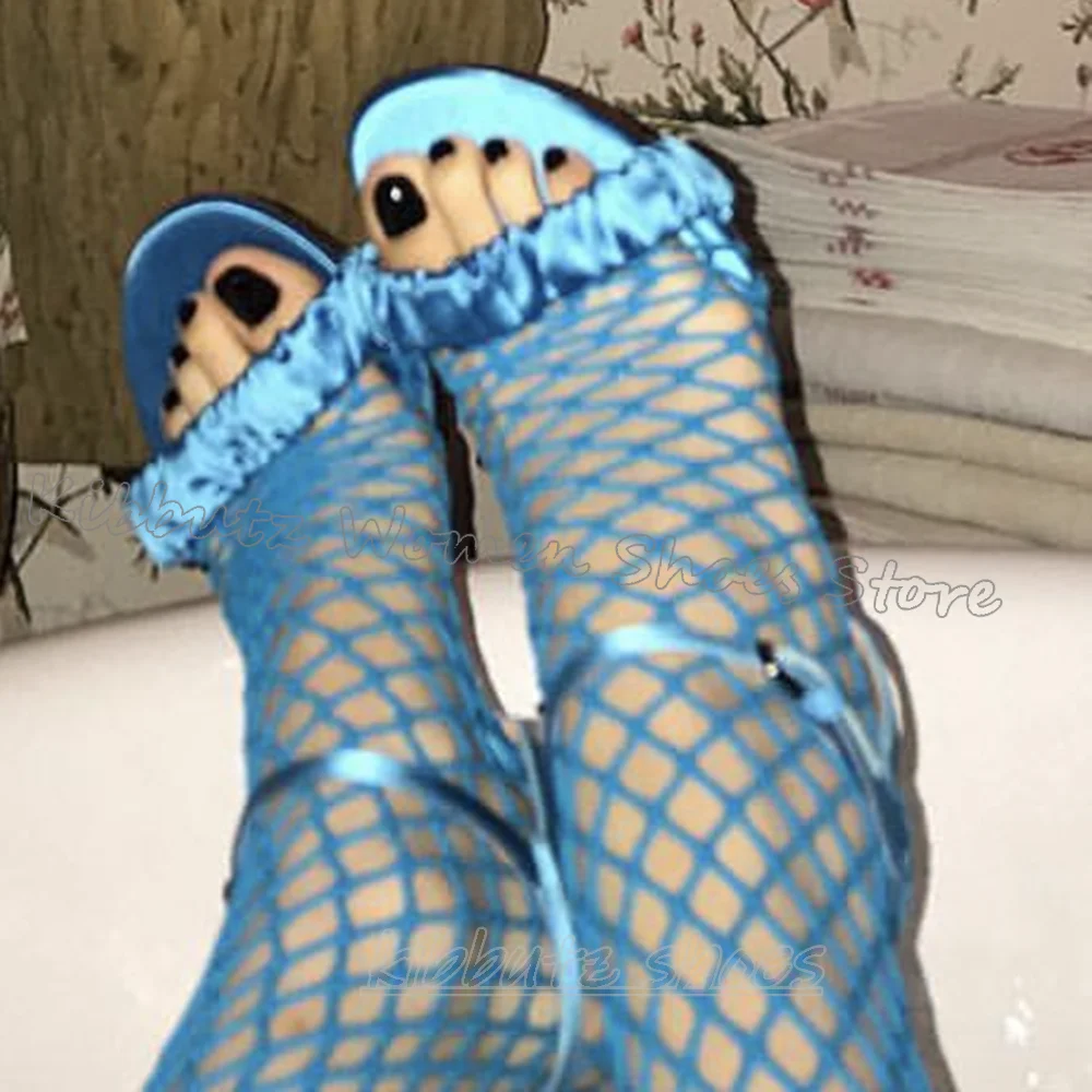 

Ankle Buckle Sandals Solid Color Round Toe Thin High Heels Party Wedding Dress Fashion Show Novelty Elegant Luxury Women Shoes