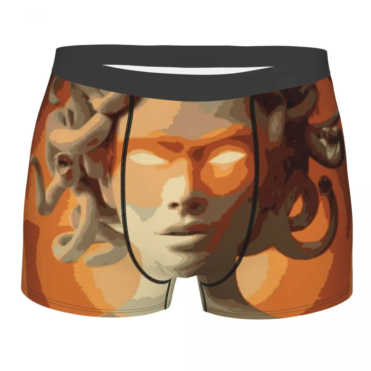 Medusa Statue Underpants Breathbale Panties Male Underwear Print Shorts Boxer Briefs