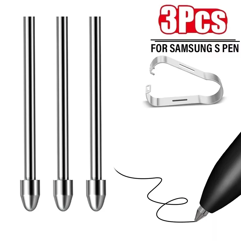 Replaceable Pencil Nib For Samsung Galaxy Tab S10 Ultra S9 S8 S7 S6 Tablet Titanium Alloy Touch Stylus S Pen Tip Wear Resistant