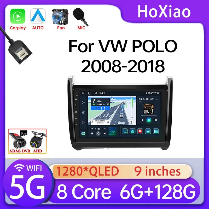 Mejorador de Multimedia para Coche CPU-8581 Android 12: Evaluación Completa para Volkswagen Polo 5 y Vento (2008–2017)