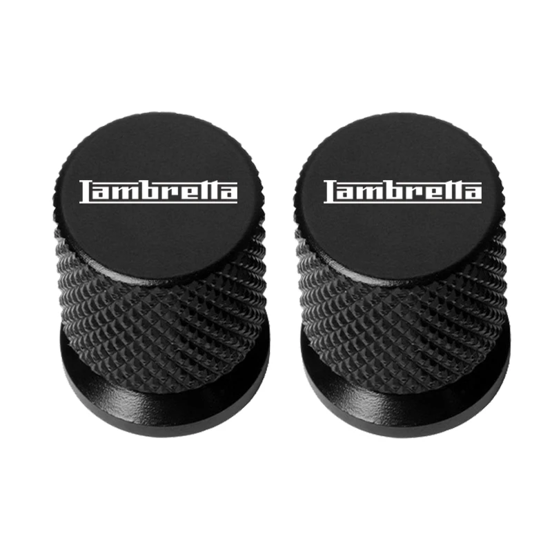 람브레타 LN 125 LN 151 LN 150 V-스페셜 50 125 200 아시아노용 CNC 알루미늄 오토바이 타이어 밸브 캡 휠 타이어 커버 2개