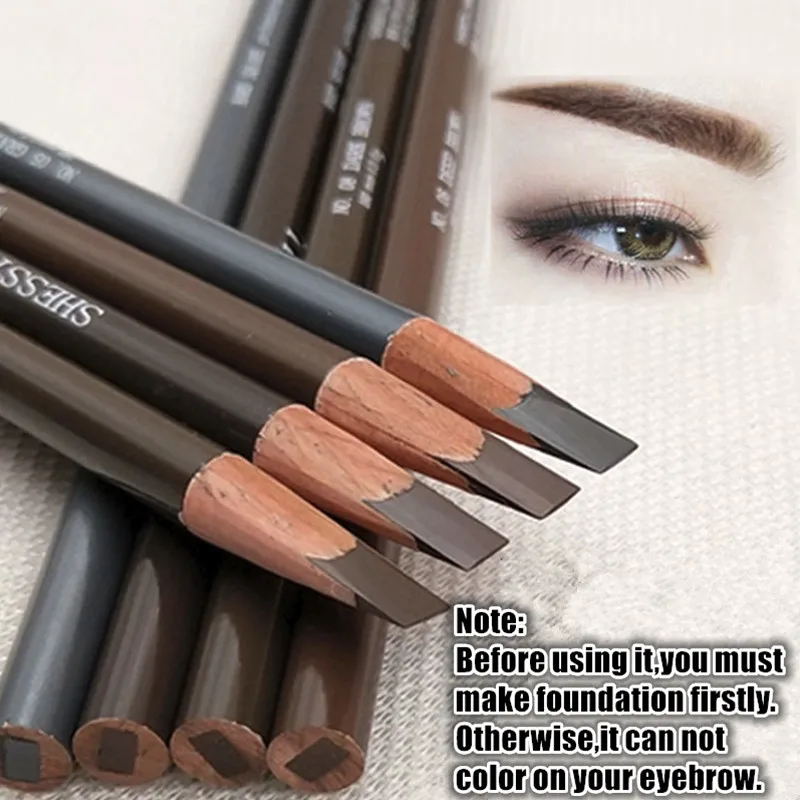 SHESSTILL-Stylo de microblading dur pour les yeux, crayon naturel imperméable, rehausseur de définition des sourcils, peinture de maquillage en continu