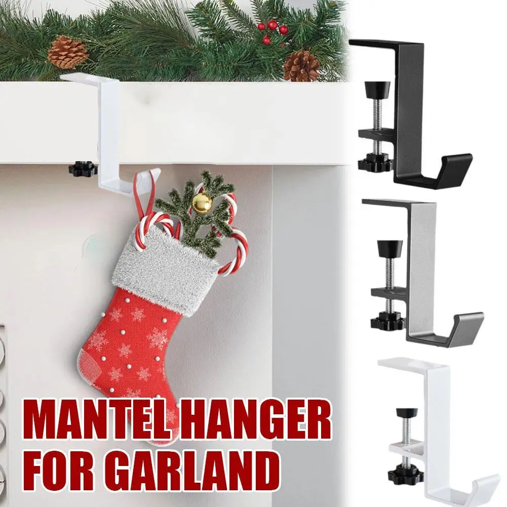 

Adjustable Desk Edge Hook Gaming Headset Desk Hanger Backpack Storage Hanging Hook Holder Punch-free Mantel Hanger for Garland