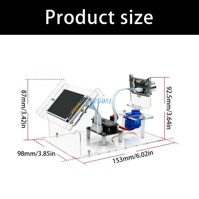 E15A Diy Ultrasonics Radars Scanner Set For Kids And Adults Digital Radars Map Display