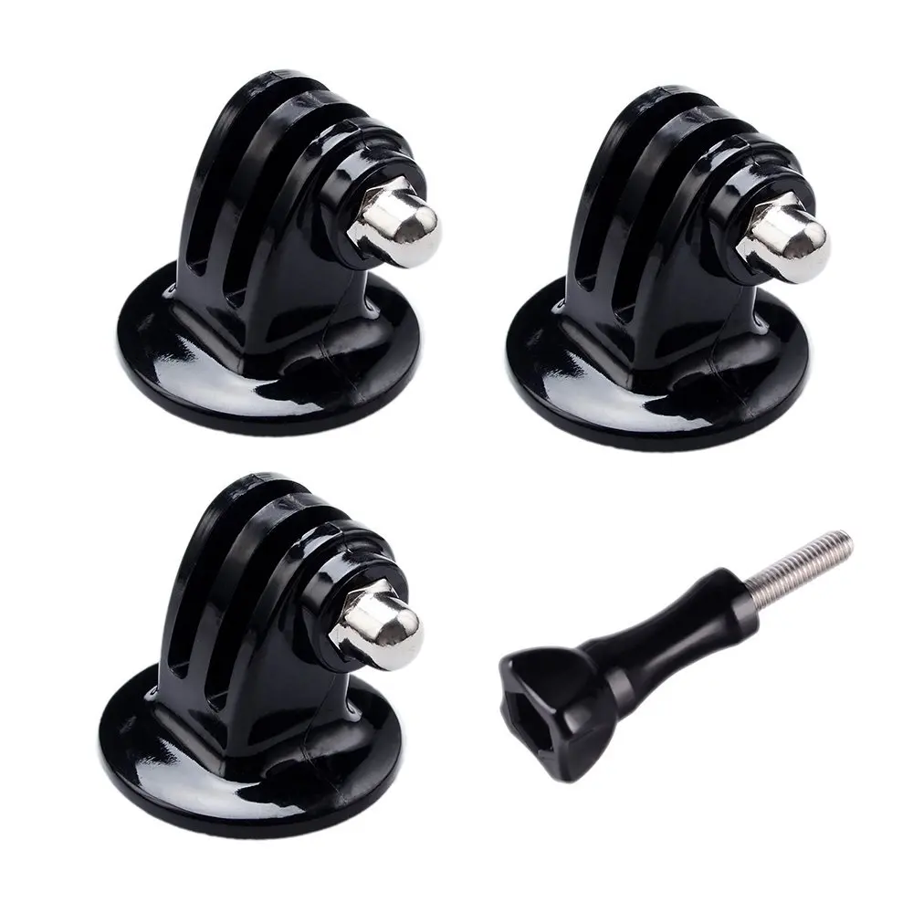 5x Tripod Mount Adapter + 5x Long Thumb Screw with Cap Blackripod Mount Adapter Kit Replacement Accessory for GoPro Hero 5 4 3 view 2