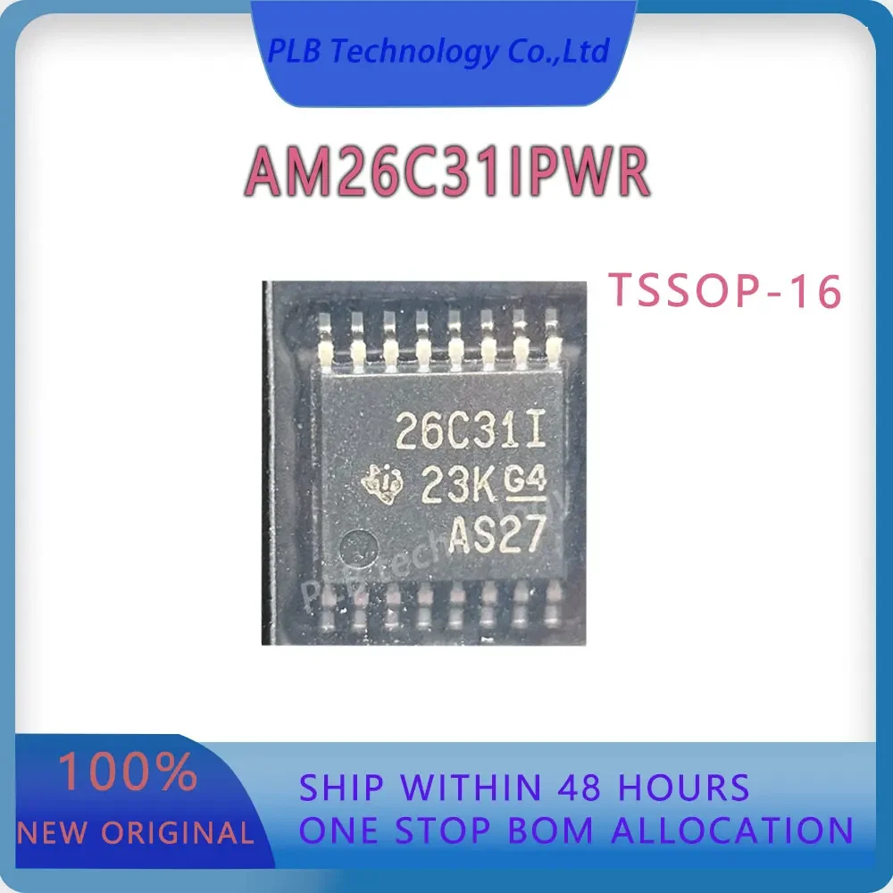 Integrated Circuit AM26C31 AM26C31IPW New Original RS-422 Interface IC Quadruple Differential Line Driver TSSOP16 Electronic