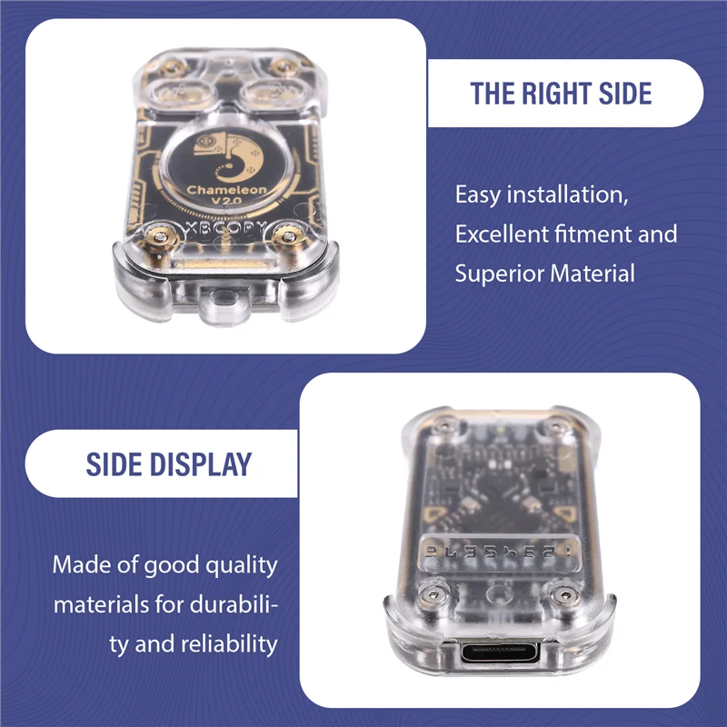[NEU A09R!】 Chameleon V2.0 RFID Smart Chip Reader Emulator Smart Card Emulator NFC 125Khz 13,56Mhz Dekodieren Neustart Duplicator