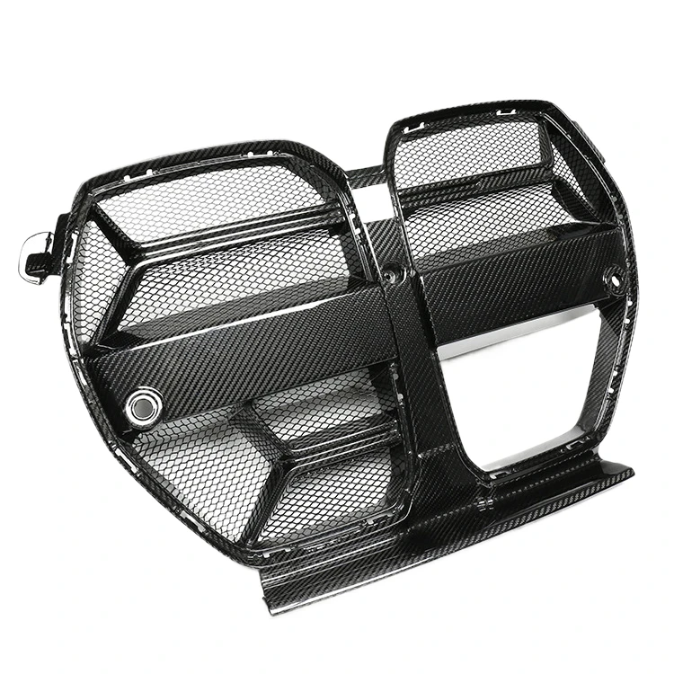 

High Quality Real Dry carbon fiber mesh Csl V model intake grille insect screen suitable for BMW G80 M3/G82 G83 M4