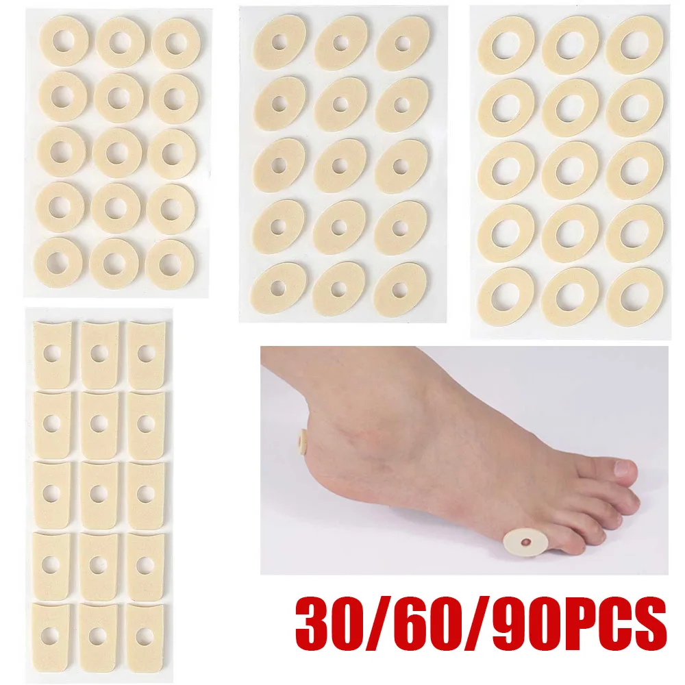 

30-90pcs Corn Plasters Foot Callus Cushions Toe Protection Anti-wear Feet Anti-calluses Foot Patch Pain Relief Pads Protector