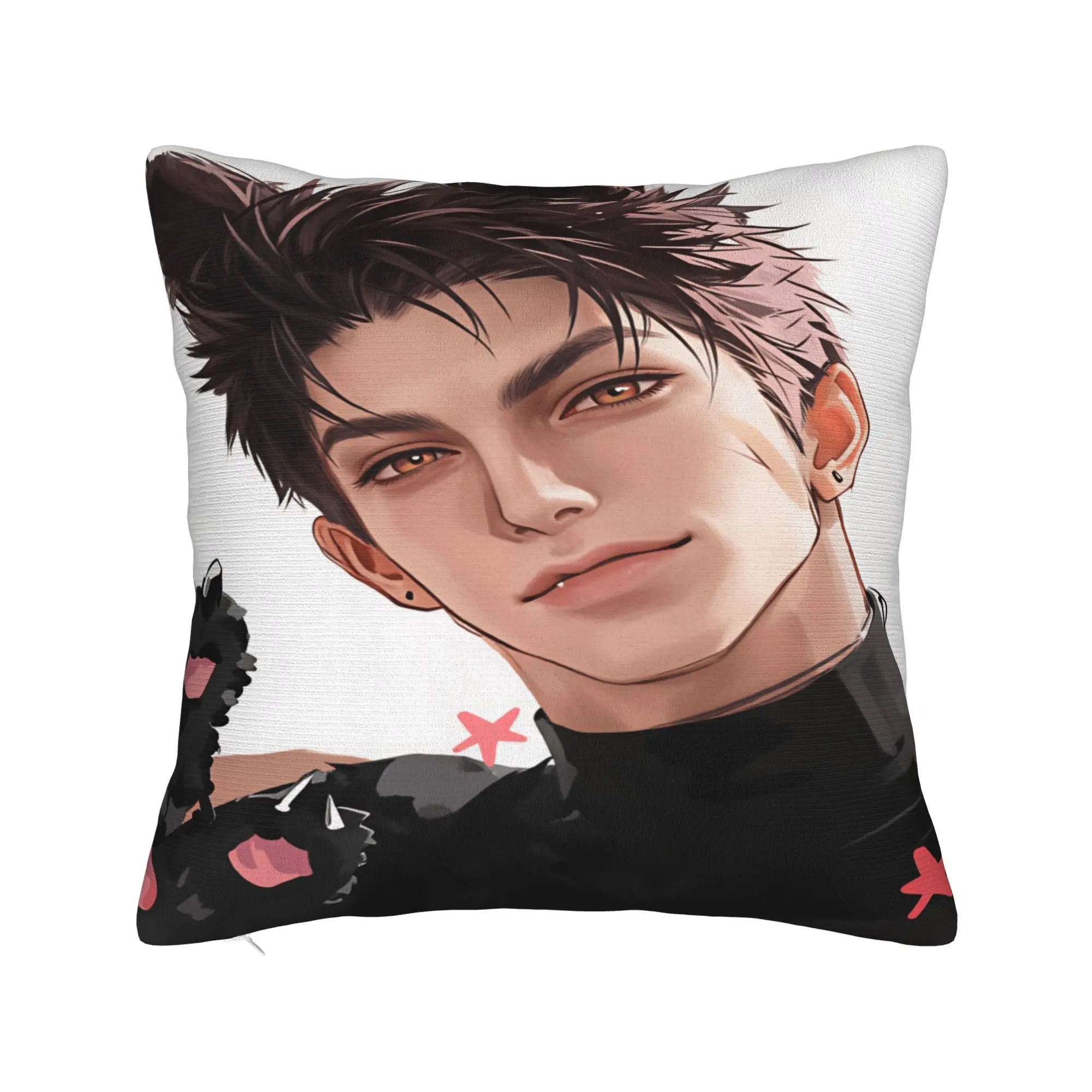 V-Valko L-Love and Deepspace Pillow Case  Soft Pillow Cover For Sofa Home Decor Fashion Pillowcases