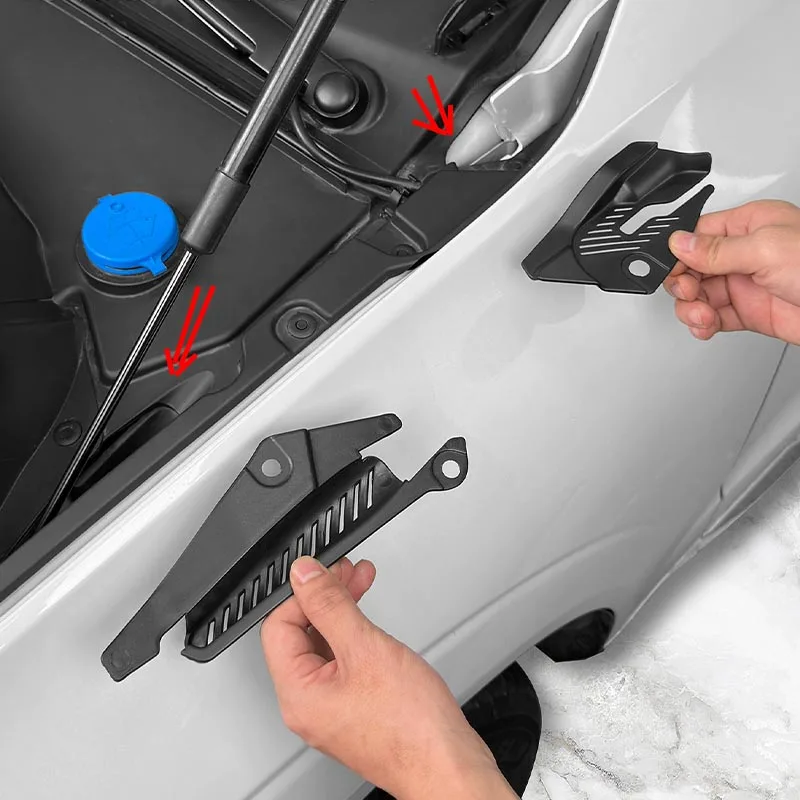 For Volvo XC60 2018-2025 engine compartment drainage anti blocking cover automotive modification supplies anti tree leaves