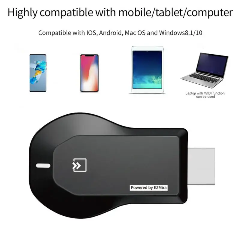 

M2 Pro Wifi Wireless TV Dongle 1080P HDTV Projector Monitor Mirror Screen Display Receiver Adapter For IOS Android Miracast DLNA