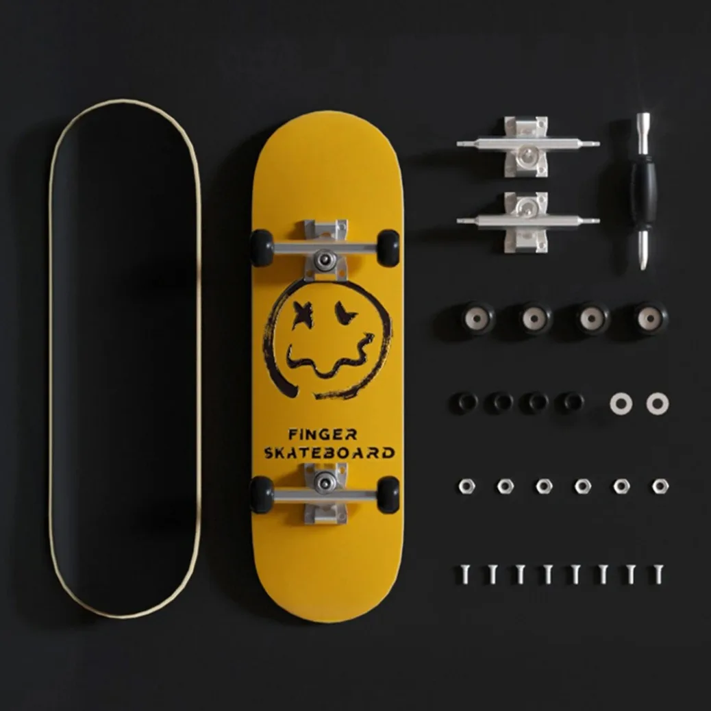 Vinger Scooter Vinger Skateboard Esdoornhout Professioneel Mini Houten Skateboard Fingerboard Set Kinder Tafelblad Speelgoed voor Jongens