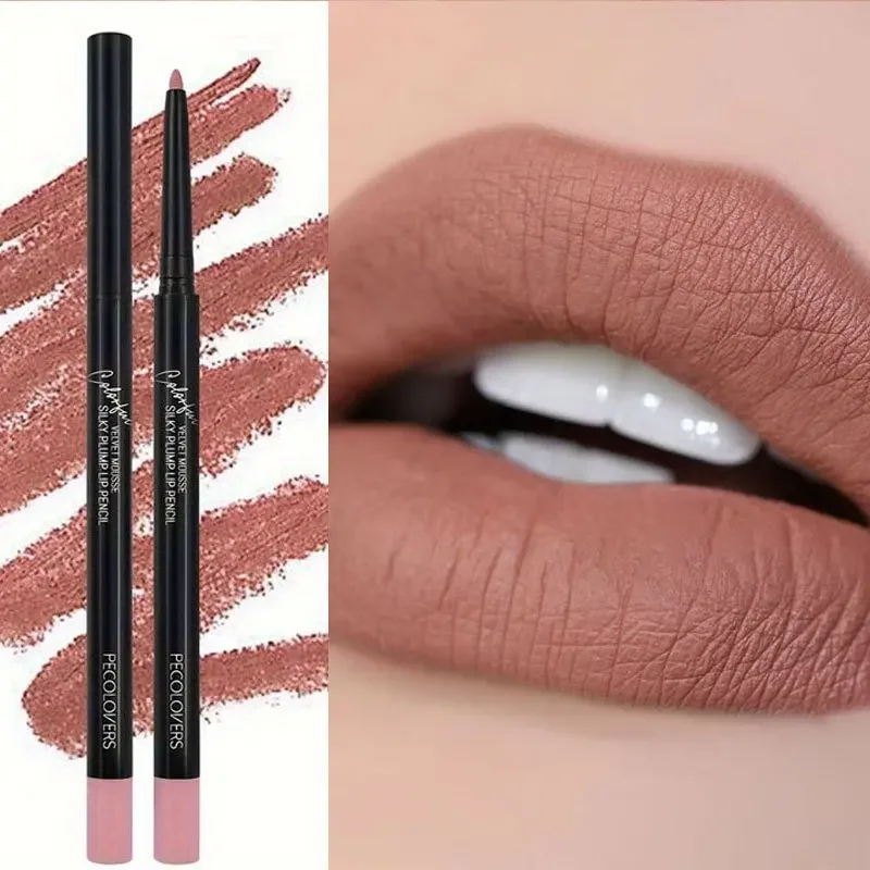 Matita per labbra opaca nuda Matita per rossetto Tinta Trucco Rossetto antiaderente duraturo impermeabile Cosmetico per labbra