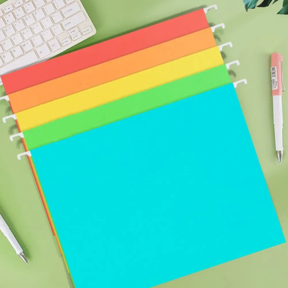 10PCS Durable A4 Hanging File Folder Paper Letter Size Hanging File Organizer Portable Large Capacity Document Holder Home