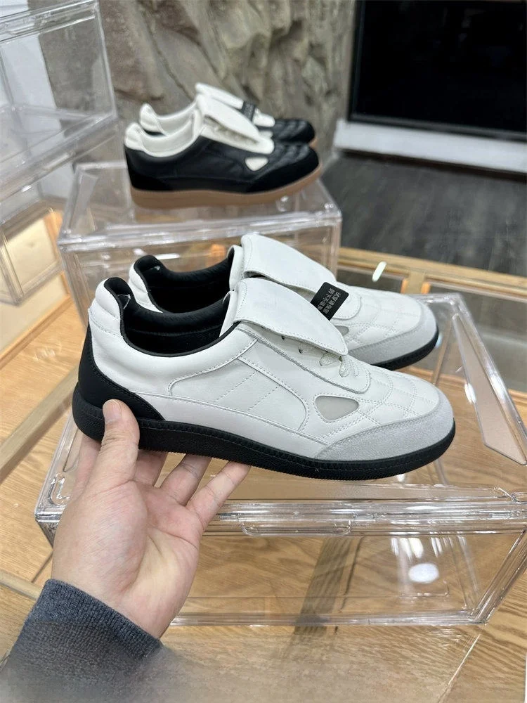 

De Xin Walking Series Men's Retro Outdoor Shoes Top Layer Cowhide Genuine Leather Spring Autumn New Style Casual Fashion Snea...