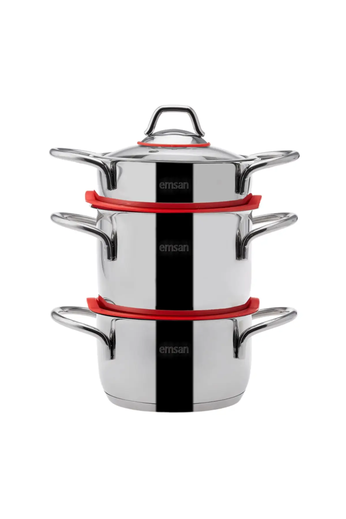 DOLBOVI Easy Life cook 6 piece Mini Cookware Set red Cookware Set