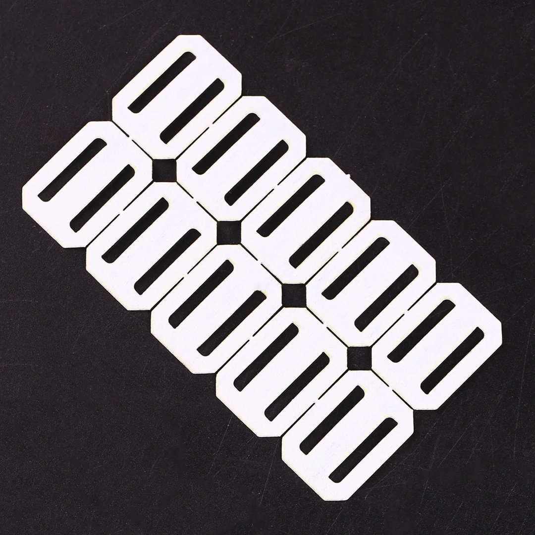 DIY RC 항공기 모델 부품 러더 에일러론 테일 윙 커넥터 KT 폼 발사 종이 힌지 원격 제어 장난감용 10/20/50개