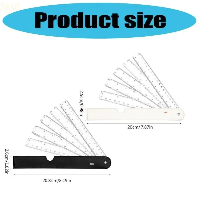 Y8AD Multifunctional Metric Metric Scale Foler Engineering Rengerial Rengen