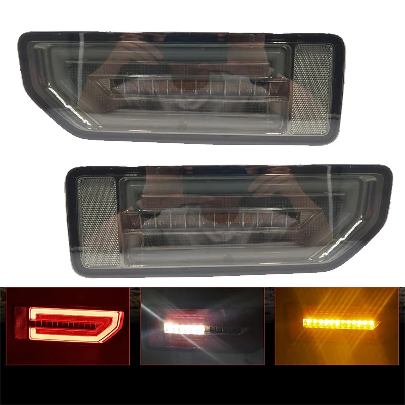 

Car LED Rear Brake Light Turn Signal For Suzuki Jimny JB64 JB74 2019 2020 2Pcs Flowing Lights Guide Plate