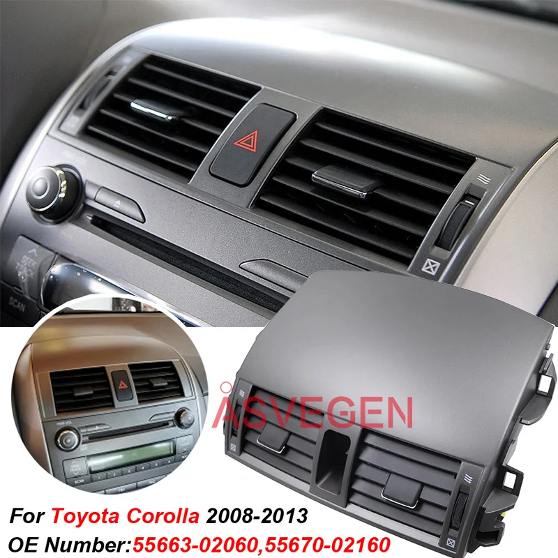 Air Vent Outlet Panel For Toyota Corolla 2008-2010 Air Conditioning Outlet Instrument Panel