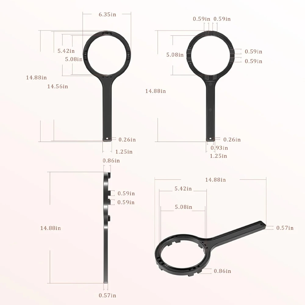 492 Fuel Tank Lock Ring Tool & 61402-08 Fuel Pump Door Gasket for Harley-Davidson Touring Electra Glide, from 2008 to 2025