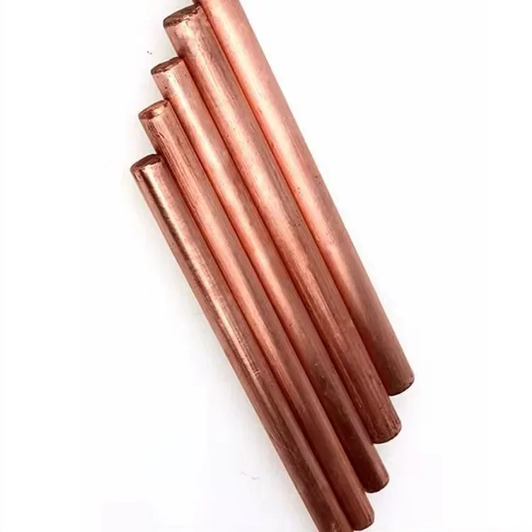 

-For Decoration Industry Round Raw Material 2m C1100 Copper Round Rod Flat Round Solid Brass Rod Supplier