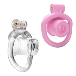 BDSM Sissy Slave Inverted Male Chastity Cage ABS Negative Cock Cages 성인콕링Chastity Belt Solid  Penis Rings Metal Sex Toys For Men