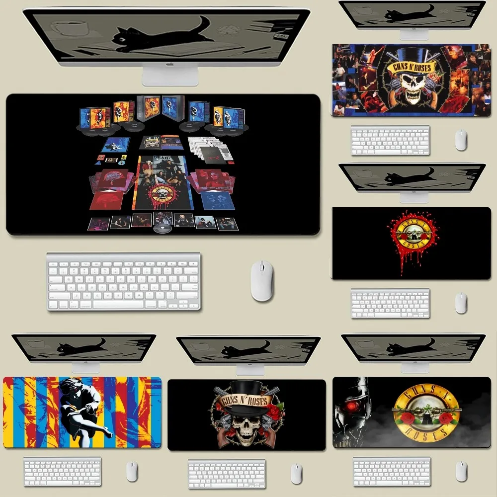 Rock Band G-Guns N R-Roses Use Your Illusion I Mousepad Large Gaming Mousepad L XL XXL Gamer Mouse Pad Size For Keyboards Mat