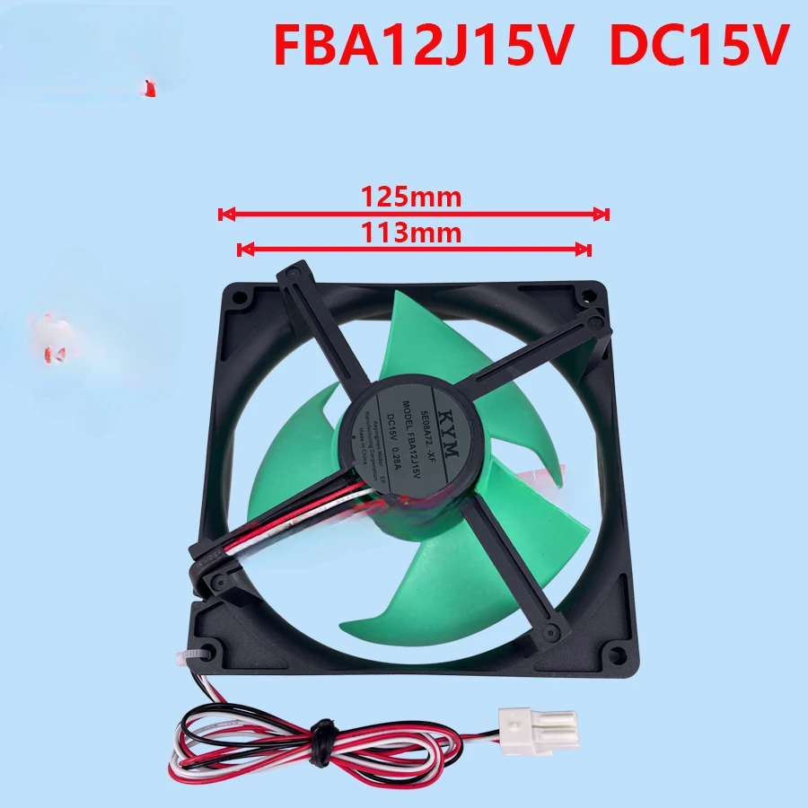 Ventilador de refrigeração para freezer Sharp, motor do ventilador FBA12J15V DC15V 0.28A