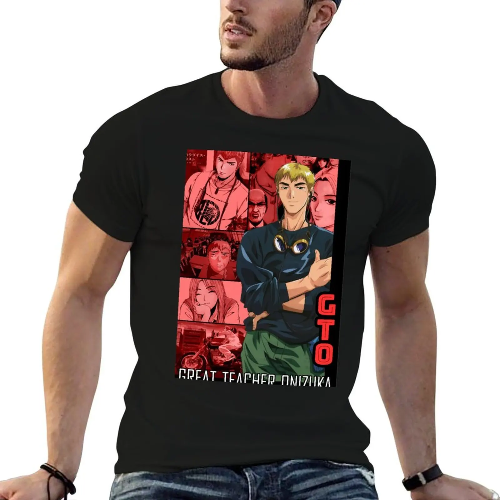 Great Teacher Onizuka T-Shirt Funny t-shirt custom t-shirts slim fit t shirts for men