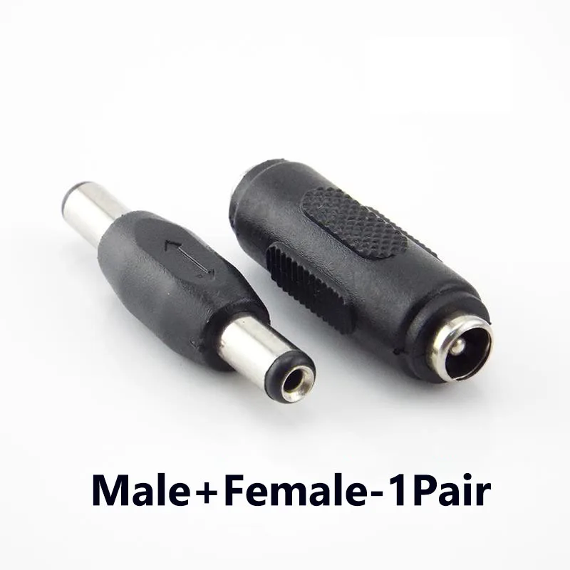 5.5x2.1mm DC Male to Female Power Connector Adapter Jack Socket Plug Barrel 12V/24V For CCTV Security Camera LED Strip