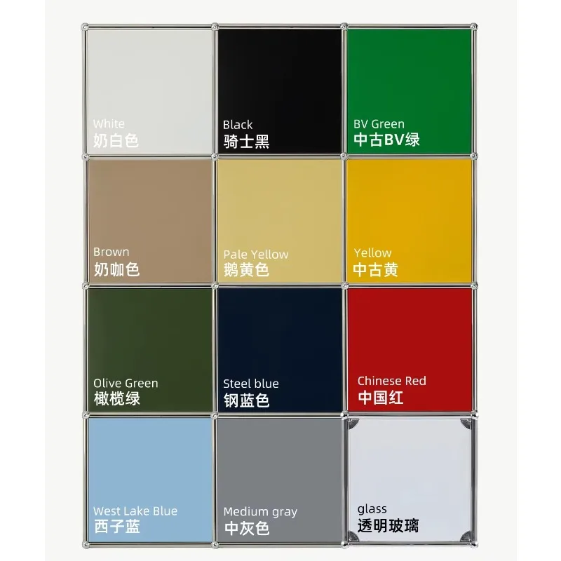 مجموعة وحدات بجانب السرير، طاولة بسيطة من الفولاذ المقاوم للصدأ مع عجلات متعددة الاستخدامات لأثاث غرفة المعيشة وغرفة النوم #4