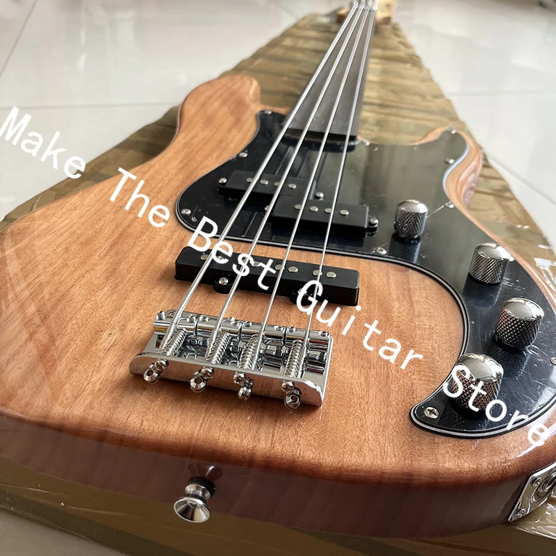 Four string bass electric guitar, professional performance bass, quality assurance, fast delivery.