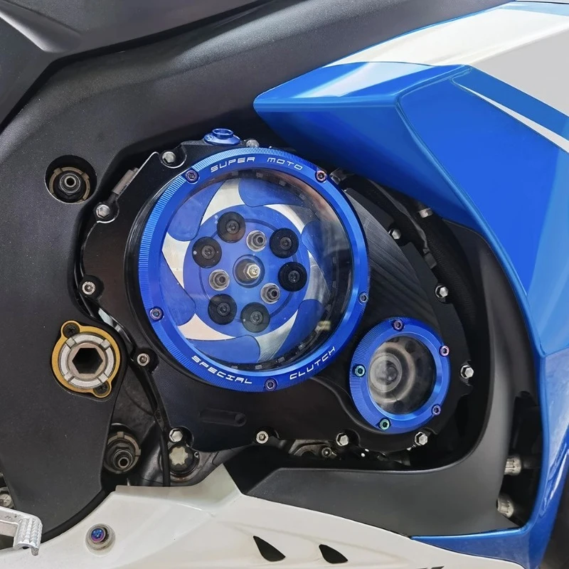 Motorcycle GSXR1000 Engine Guard Protector Clear Clutch Cover for Suzuki GSX-R 1000 / GSXR 1000 / GSX-R1000 2007- 2016 2014 2015