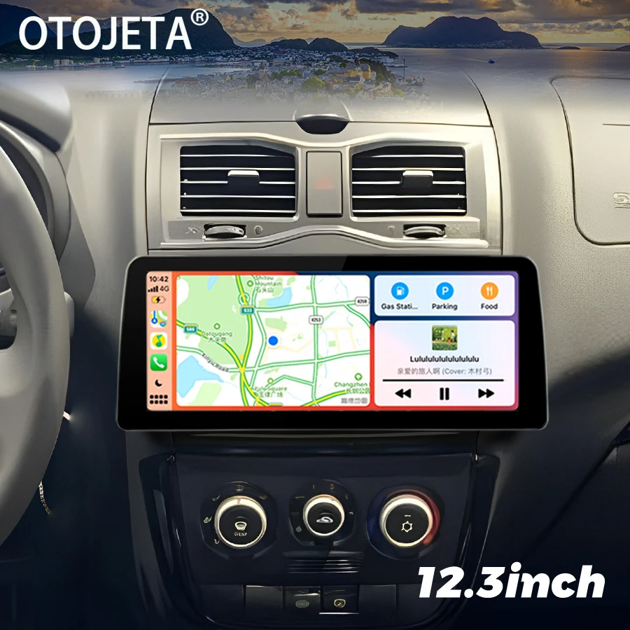 12.3 inch Screen Radio Android 14 Car Video Player Stereo For LADA BA3 Granta Cross 2018 - 2019 GPS Multimedia Carplay Head Unit