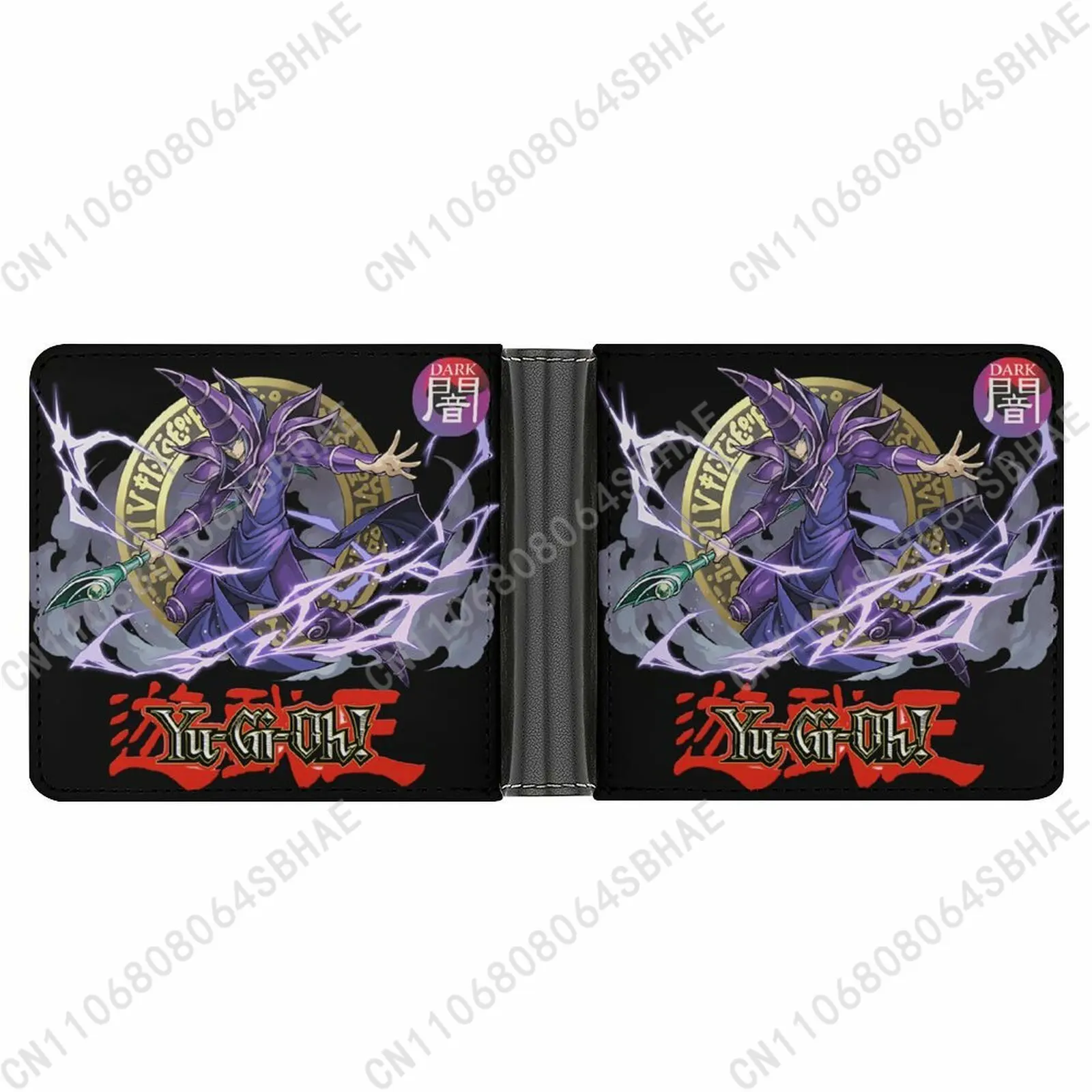 

Yu-Gi-Oh Trendy Leather Wallet Teenage Girls Boys Personalized Slim Credit Card Holder Small Purse School Daily Use