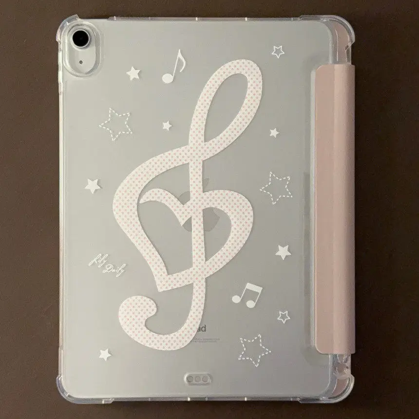 Music Notes Polka Dots Star ins Trendy Tablet Case For iPad iPad 10 9 8 7 Air 6 5 4 3 2 Pro 11th A16 Mini Y-Fold Tri Fold Cover
