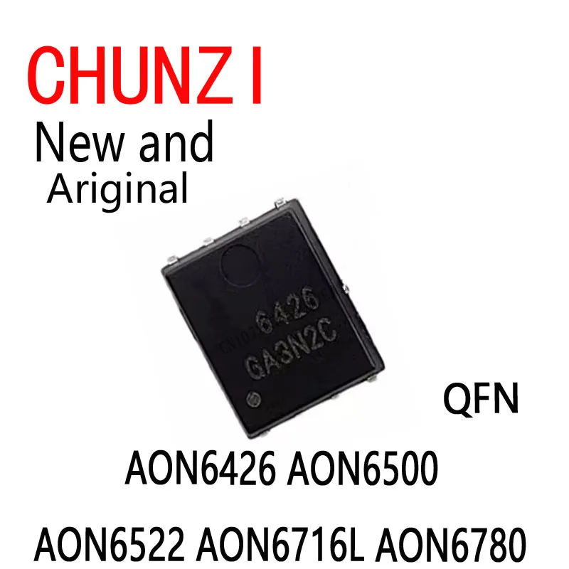 10pcs New and Original QFN AON6426 AON6500 AON6522 AON6716L AON6780