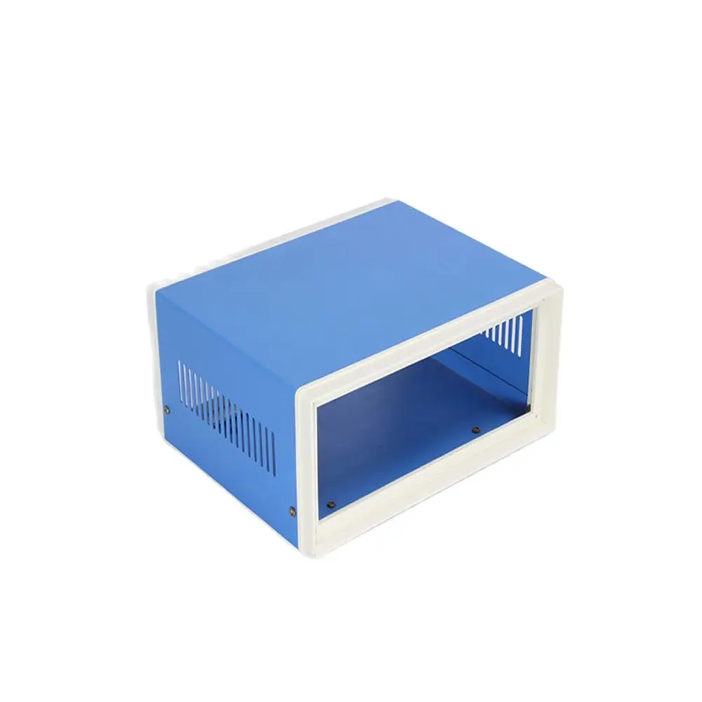 210*180*140mm Blue Metal Electrical Project Box For DIY Case