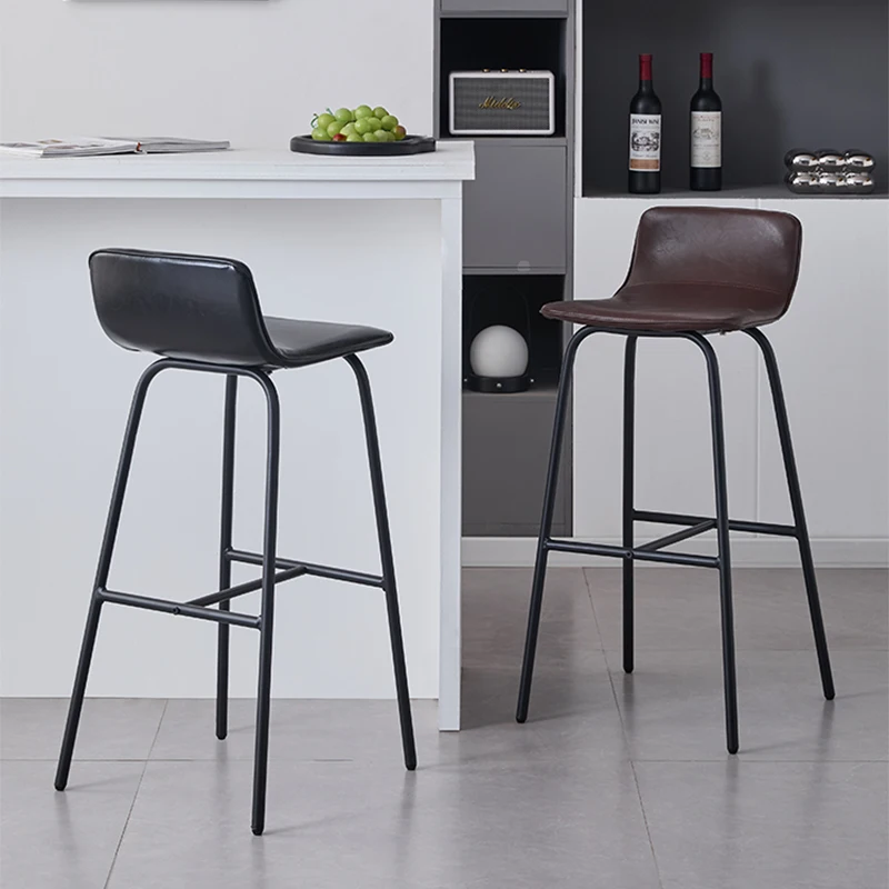 Скандинавский необычный барный стул, простой дизайнерский стул для взрослых, удобные расслабляющие барные стулья, эстетический шезлонг, модная мебель