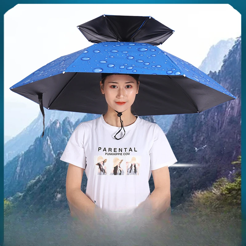 

umbrella hat umbrella umbrella umbrella waterproof sunscreen vinyl umbrella wholesale advertising umbrella stall umbrella