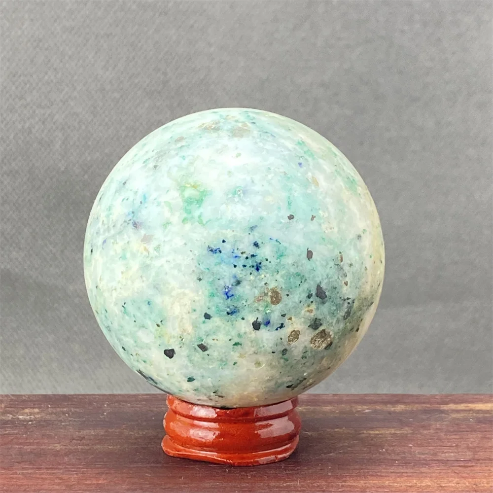 

Phoenix Stone Crystal Ball - Natural Healing Massage Ornament Home Decor Polished Magic round Gemstone Ball for Relaxation