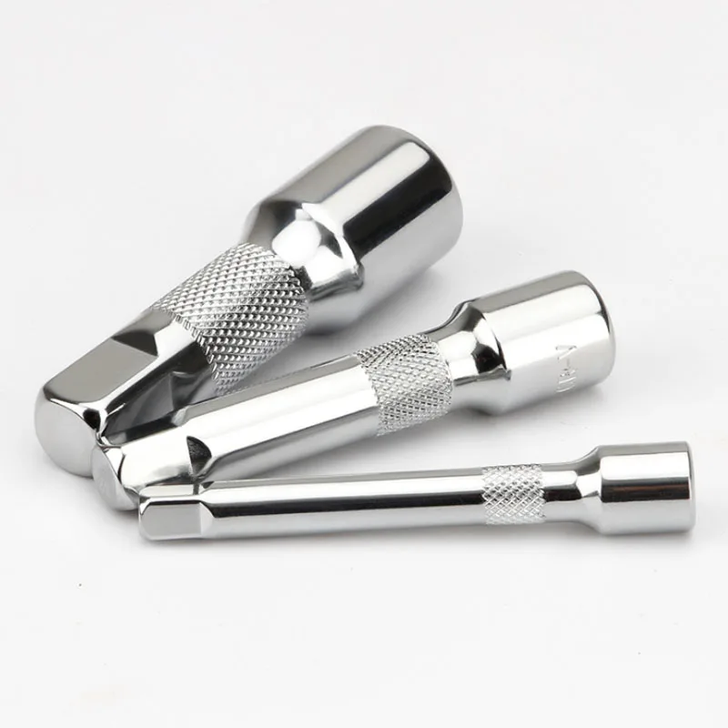 1Pcs 1/4 "3/8" 1/2 "Socket Ratelsleutel Extension Bar 360 Graden Extension Bar Set Auto Reparatie socket Extender Quick Release